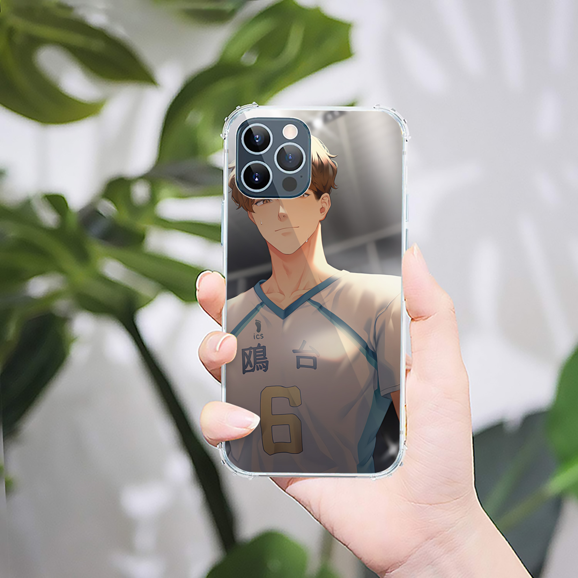 （画像用） ハイキュー!! Haikyu!! 【iPhone 12シリーズ対応】透明スマホケース（クリアソフトケース）